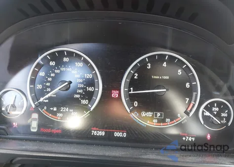 2016 BMW 535I из США, поврежденный, VIN WBA5B1C5XGG551712